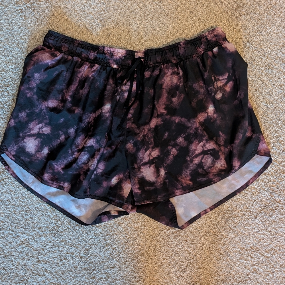 Old Navy Black and Pink Athletic Shorts